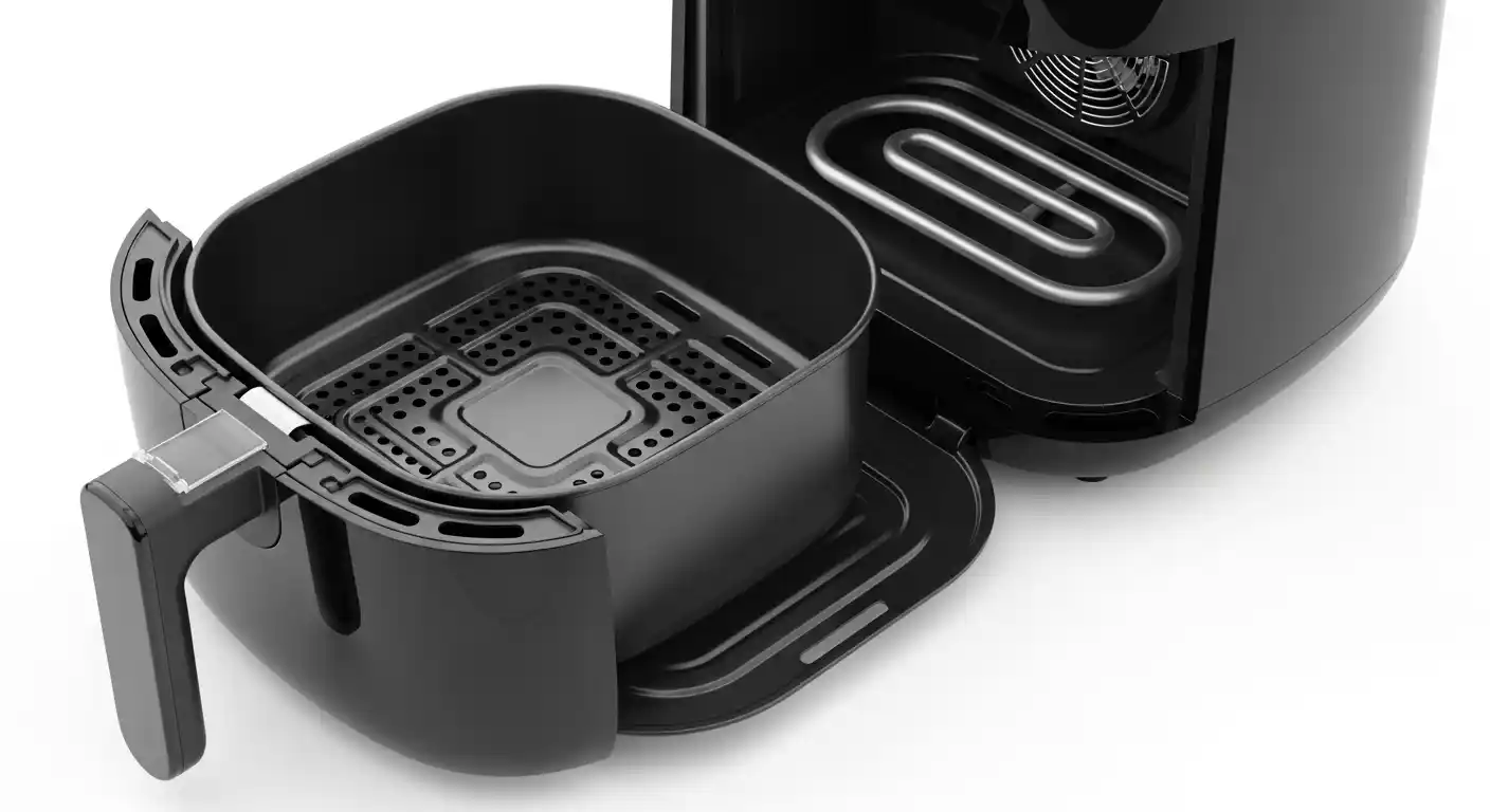 Air fryer parts overview