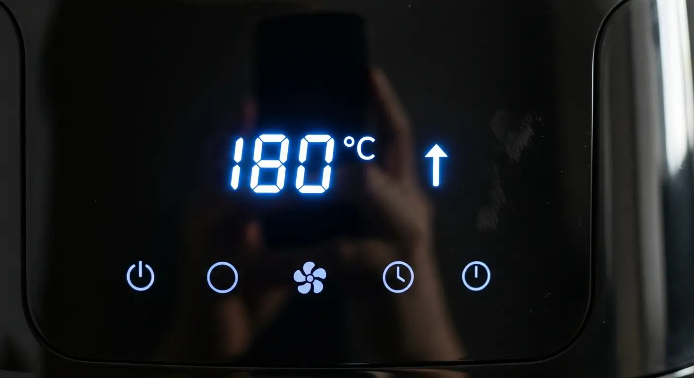 Preheating the air fryer