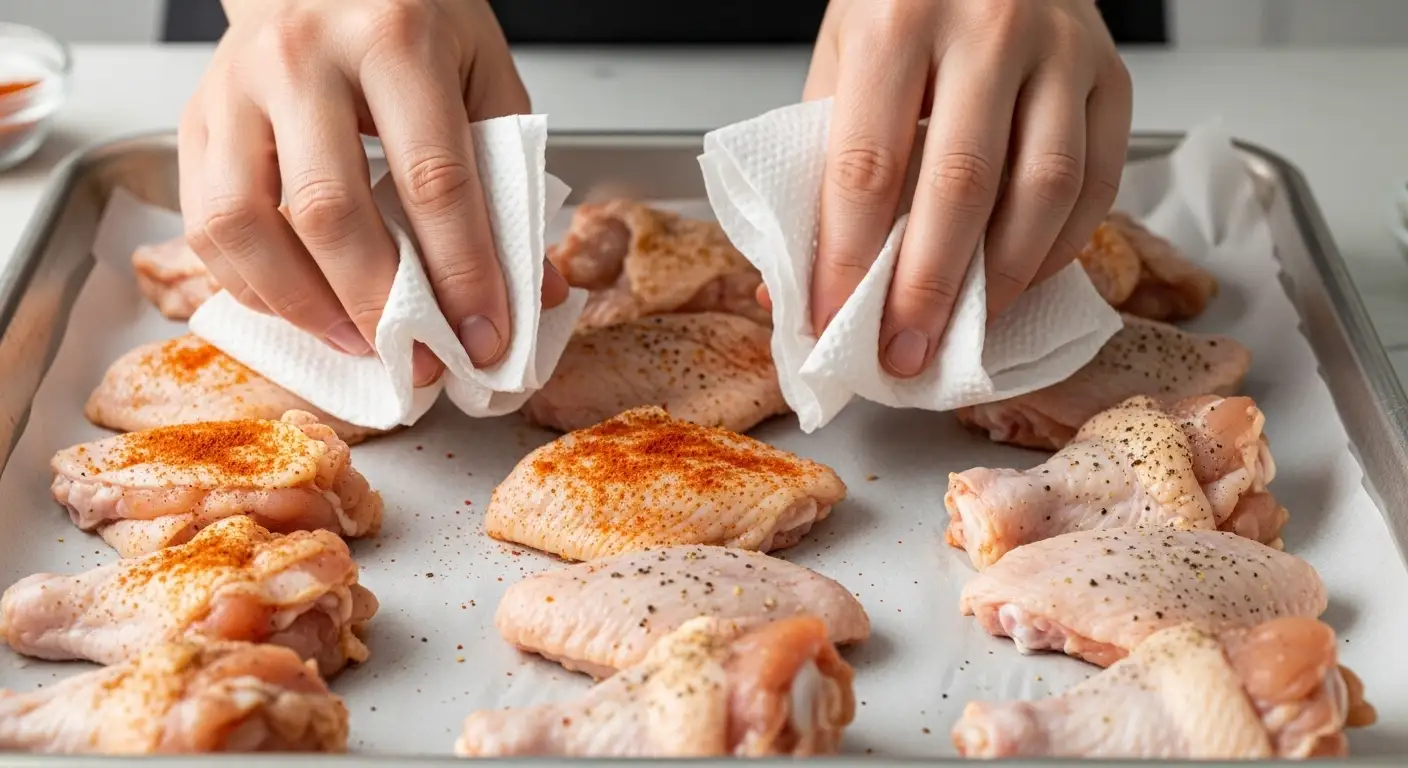 Preparing food for air frying