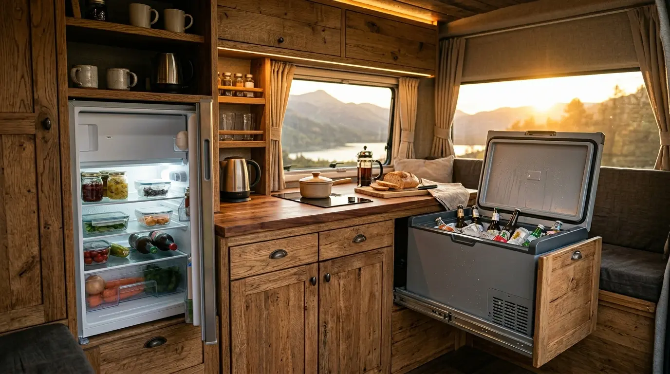 Chest Fridge vs Upright Fridge for Vanlife: Which is Better in 2026?