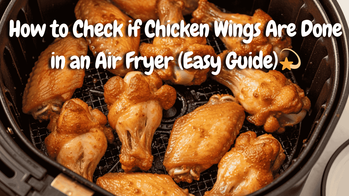How to Check if Chicken Wings Are Done in an Air Fryer