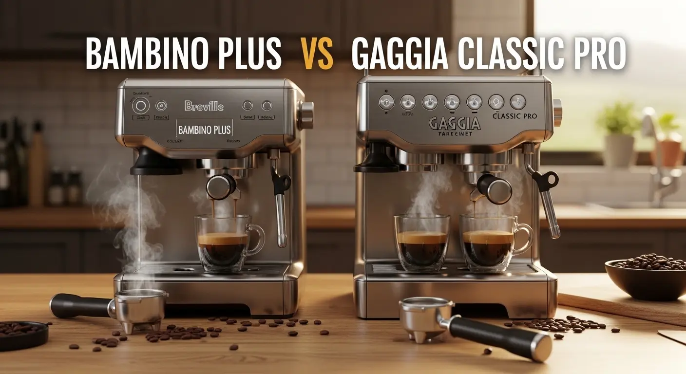 Bambino Plus vs. Gaggia Classic Pro: Which Espresso Machine Is Better in 2026?