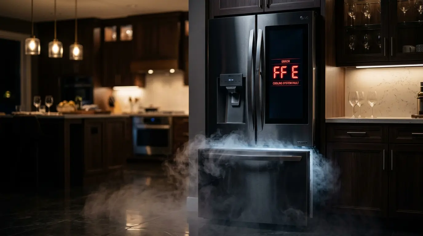 LG Fridge Error Code FF E Explained (And How to Fix It in 2026)