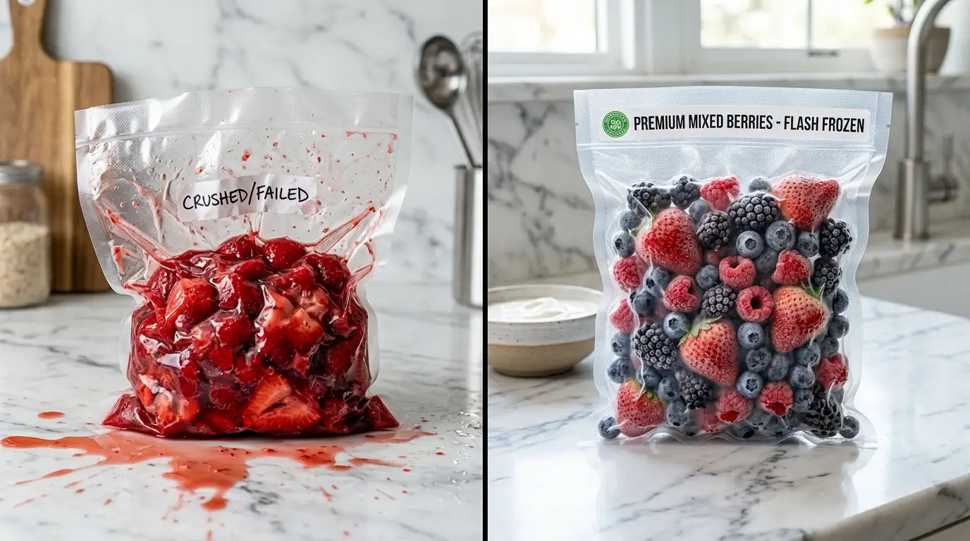 How to Vacuum Seal Delicate Fruits for Smoothies Without Crushing (2026 Guide)