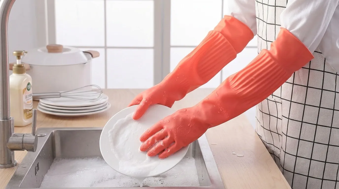 Asky 22″ Extra Long Rubber Cleaning Gloves Review: Extended Protection for Deep Cleaning